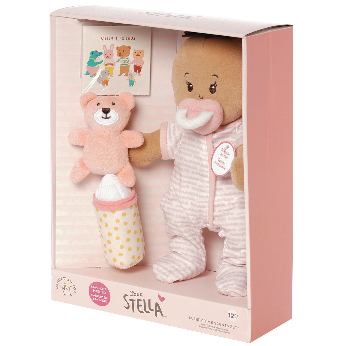 Love, Stella Sleepy Time Set  Beige Doll with Brown Tuft